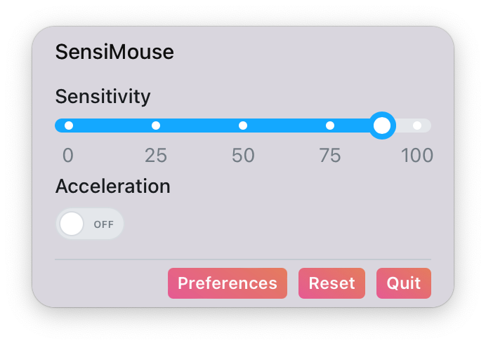 SensiMouse SensiMouse